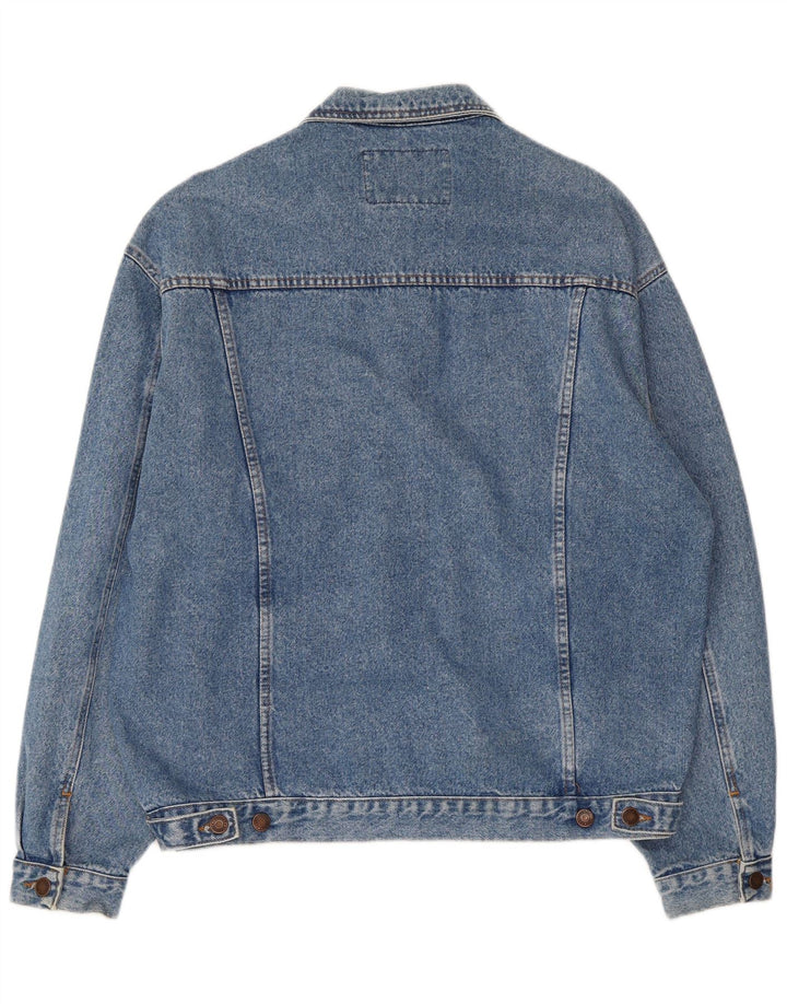 Męska kurtka dżinsowa Casucci UK 40, duża niebieska bawełna