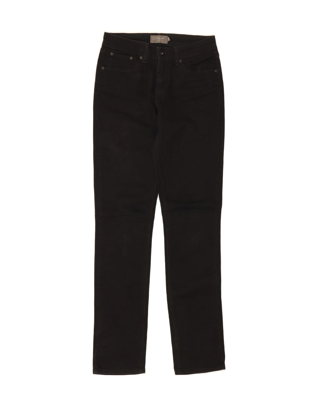 LEVI'S Womens Classic Slim Jeans W27 L32 Black Cotton Vintage Levi's and Second-Hand Levi's from Messina Hembry 