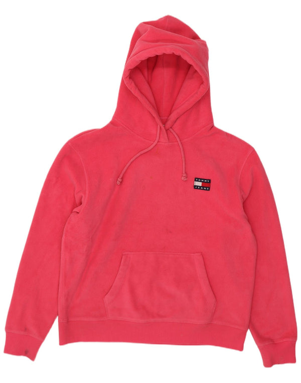 Damska bluza polarowa Tommy Hilfiger o luźnym kroju, UK 14, średni róż