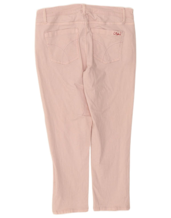 Crew Clothing Damskie krótkie spodnie UK 12 Medium W30 L23 Różowa bawełna