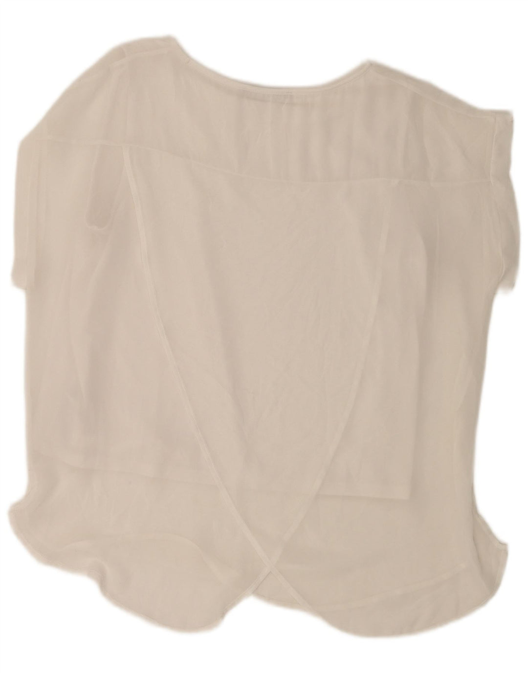 Bluzka damska Marks & Spencer, UK 18 XL, poliester w kolorze złamanej bieli