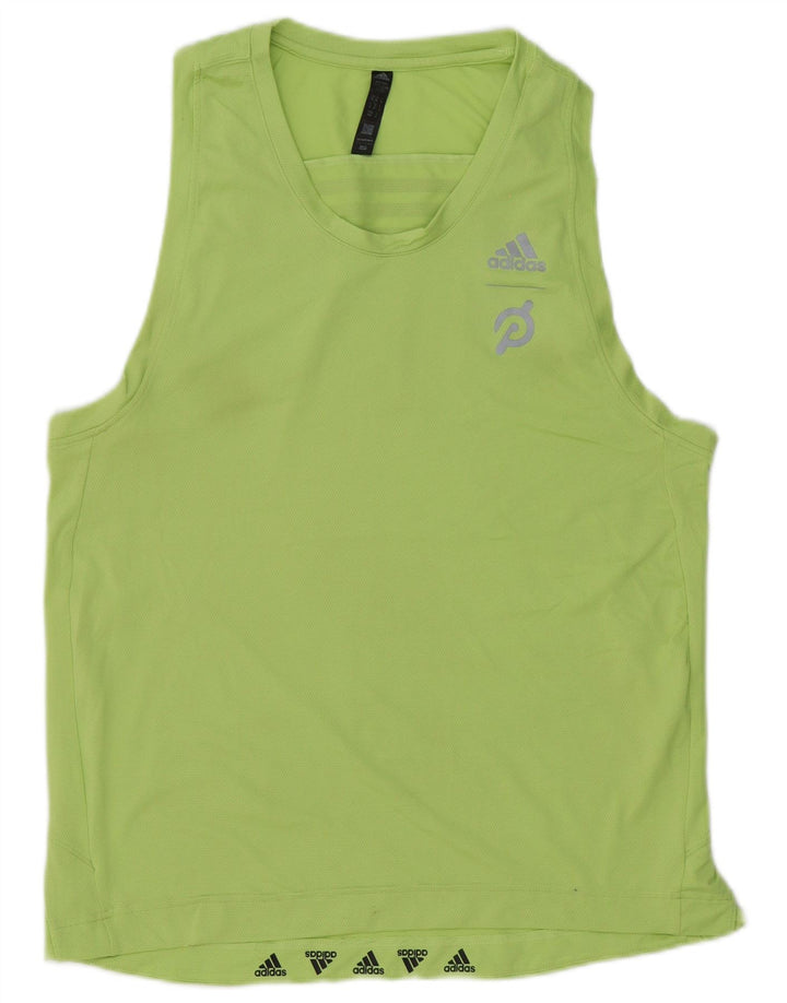 Męska kamizelka Adidas Aeroready Graphic Top, kolor średni zielony