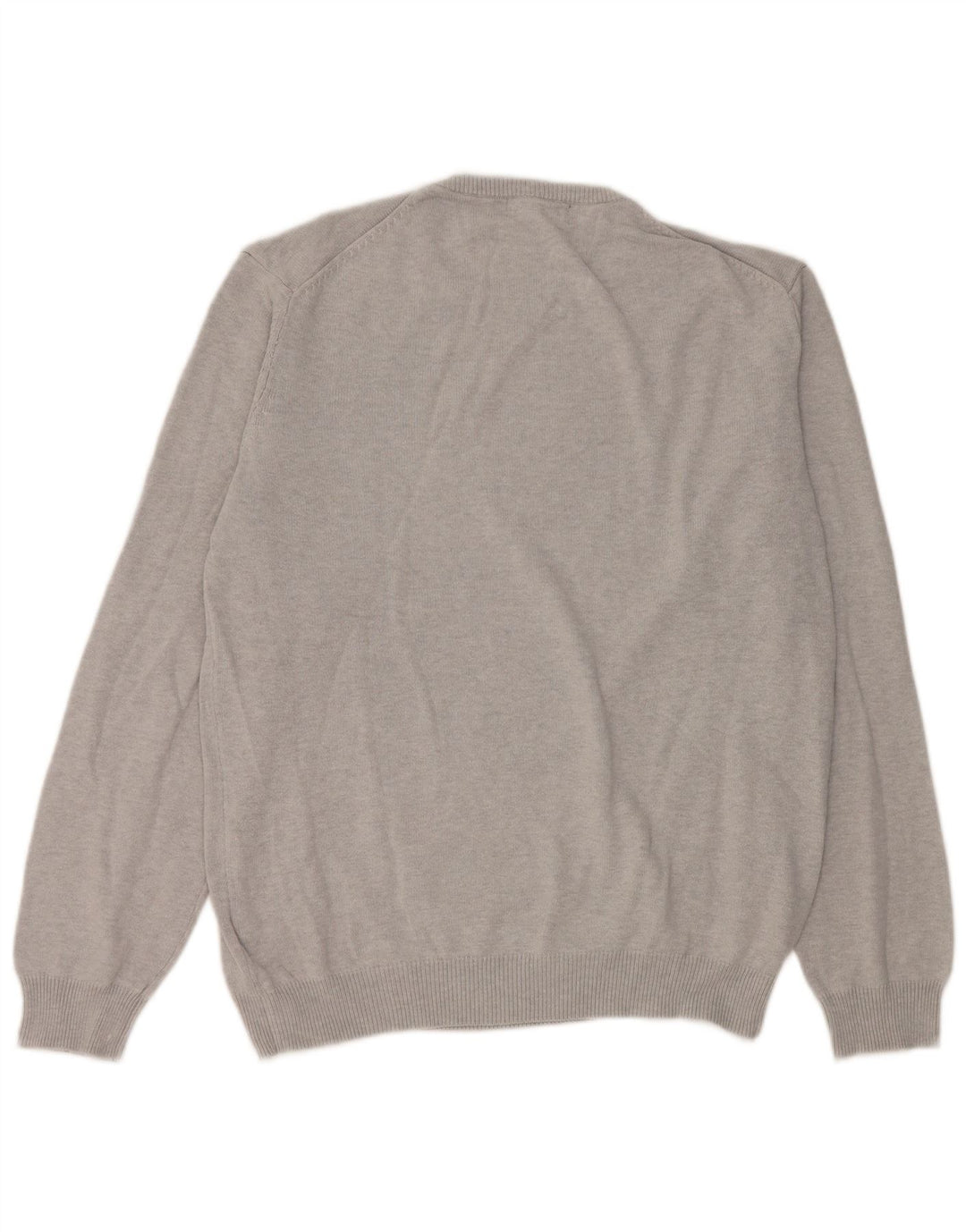 Marks & Spencer Męski sweter z okrągłym dekoltem, UK 38/40, średni szary