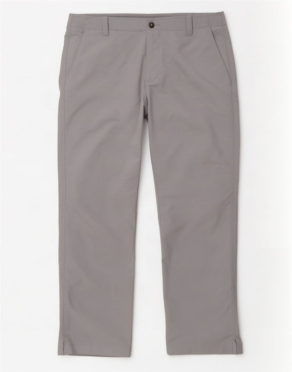 Męskie proste spodnie chino Under Armour W38 L30 Szary nylon
