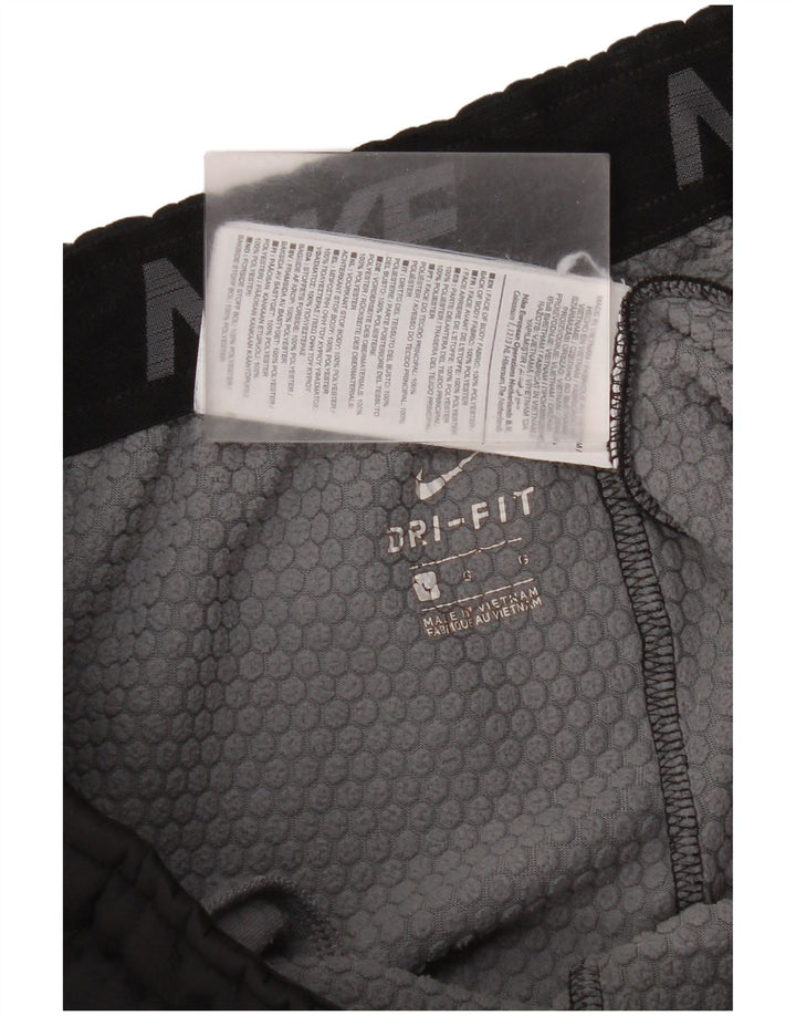 Męskie spodnie dresowe Nike Dri Fit, duże, czarne, poliestrowe