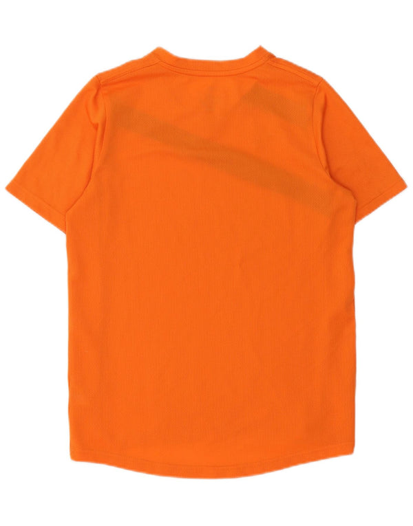T-shirt chłopięcy Puma Top 11-12 lat, sportowy w pomarańczowe paski