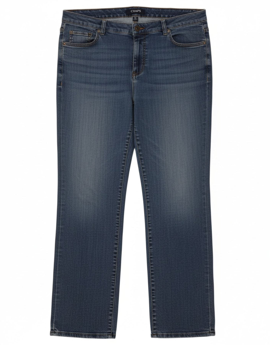 CHAPS Womens Straight Jeans US 16 2XL W38 L28 Blue Cotton