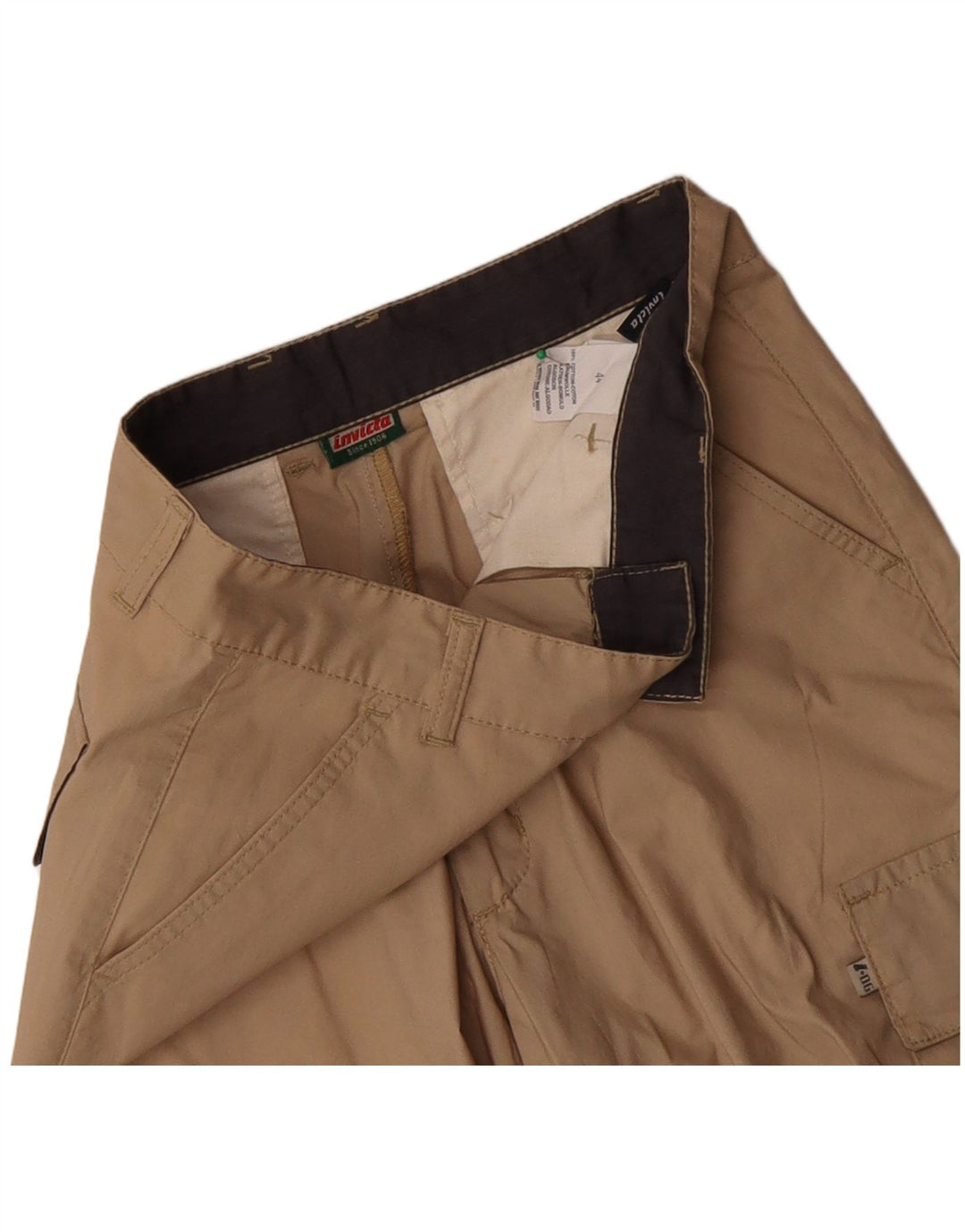 Męskie spodenki cargo Invicta IT 44 XS W28, bawełna khaki