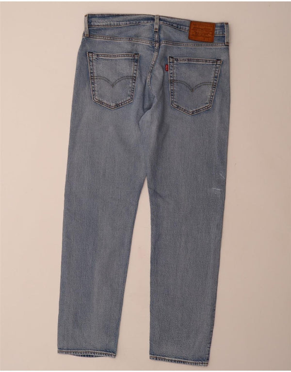 Męskie jeansy LEVI'S 501 Straight W34 L32 Niebieskie bawełniane