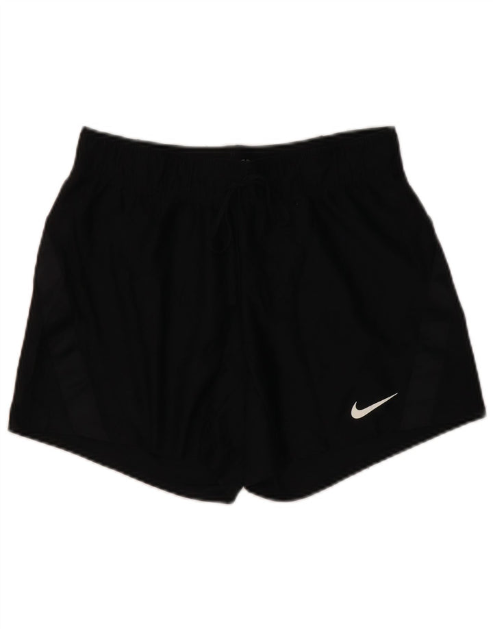 Damskie spodenki sportowe NIKE Dri Fit UK 6 XS, czarny poliester
