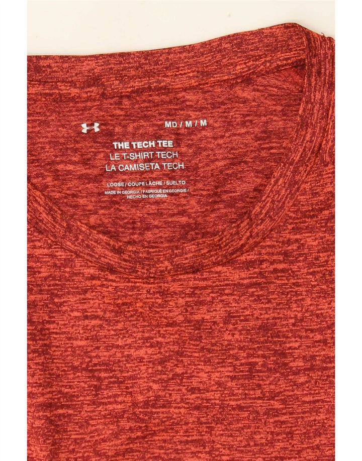 Koszulka męska Under Armour, średnia, czerwona, nakrapiana