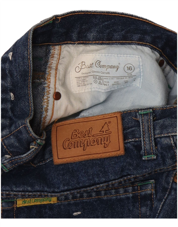 NAJLEPSZA FIRMA Dziewczęce zwężane dżinsy 15-16 lat W30 L32 Granatowa bawełna