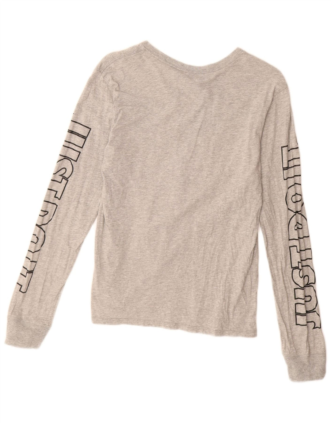 Damska koszulka Nike Athletic Cut Graphic z długim rękawem, UK 10, mała, szara nakrapiana