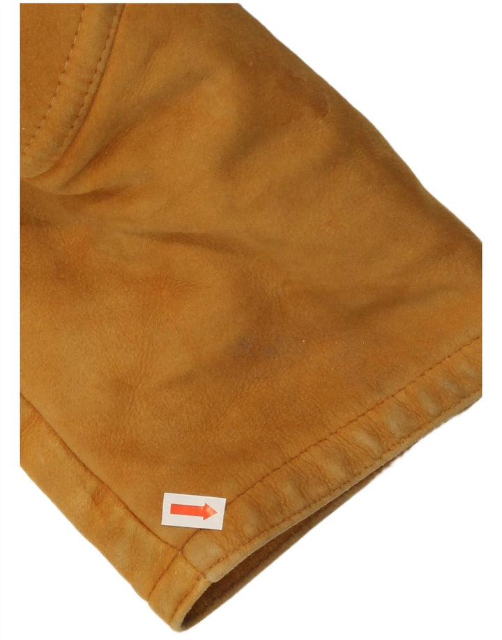 Męska kurtka Shearling VINTAGE IT 52 XL Beżowa kurtka Shearling