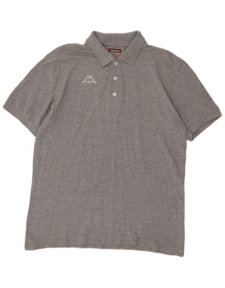 Męska koszulka polo Kappa XL, szara