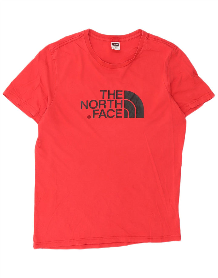 Męska koszulka t-shirt z grafiką The North Face, kolor średni czerwony