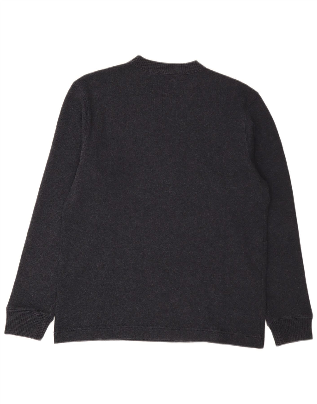 Męski sweter z dekoltem w kształcie litery V Eddie Bauer, mały, granatowy, bawełniany