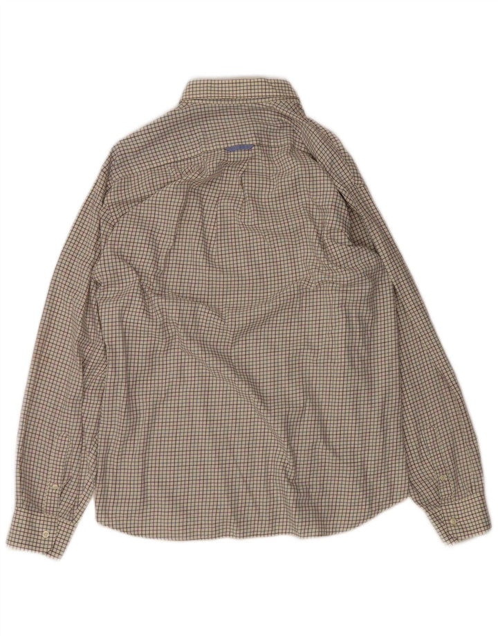 Koszula męska Barbour XL z bawełny w białą kratkę