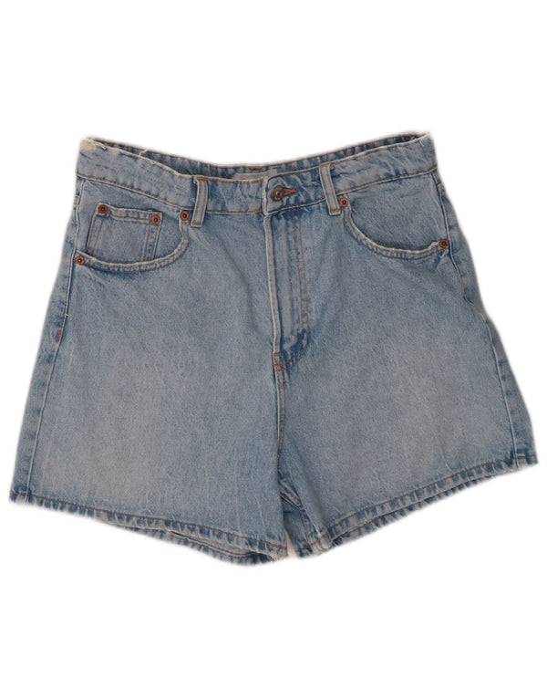 Damskie spodenki jeansowe Zara z wysokim stanem EU 40 Medium W30, niebieska bawełna