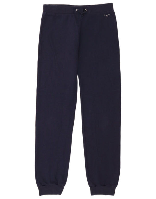 Champion Girls Tracksuit Trousers Joggers 13-14 Years XL Navy Blue Cotton