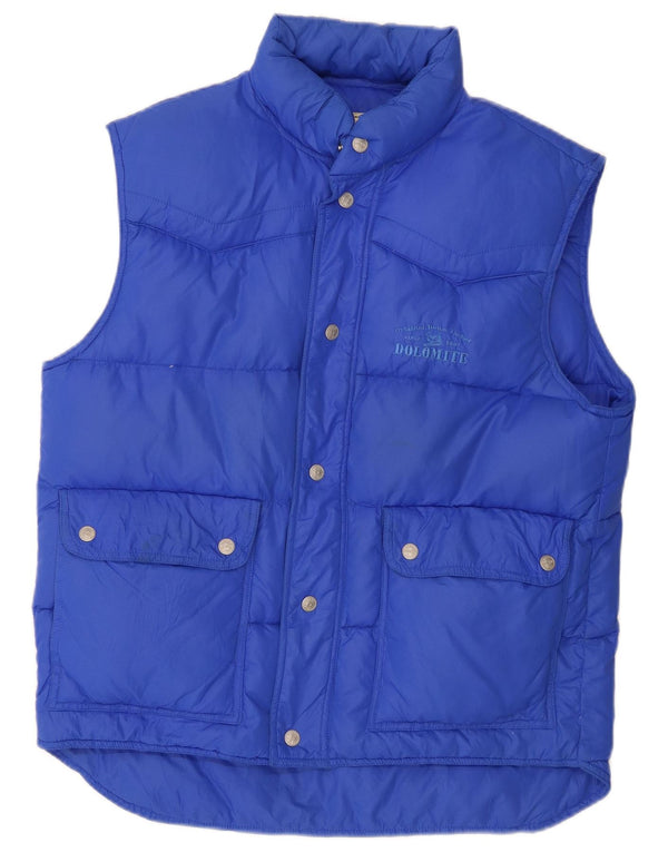Męska wyściełana kamizelka Dolomite UK 36 Small Blue Nylon