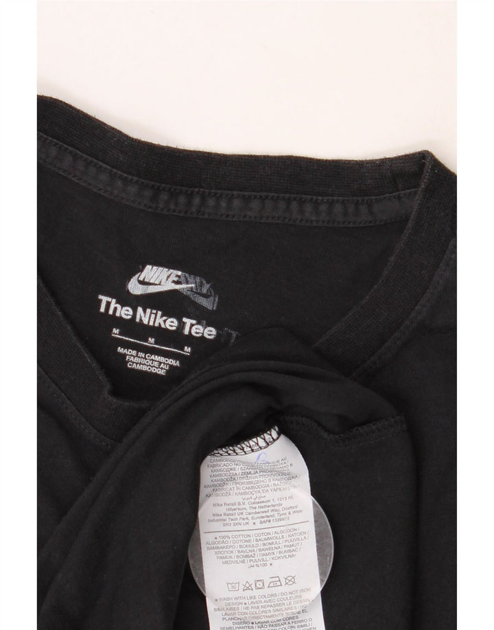 NIKE Mens T-Shirt Top Medium Black Cotton Vintage Nike and Second-Hand Nike from Messina Hembry 