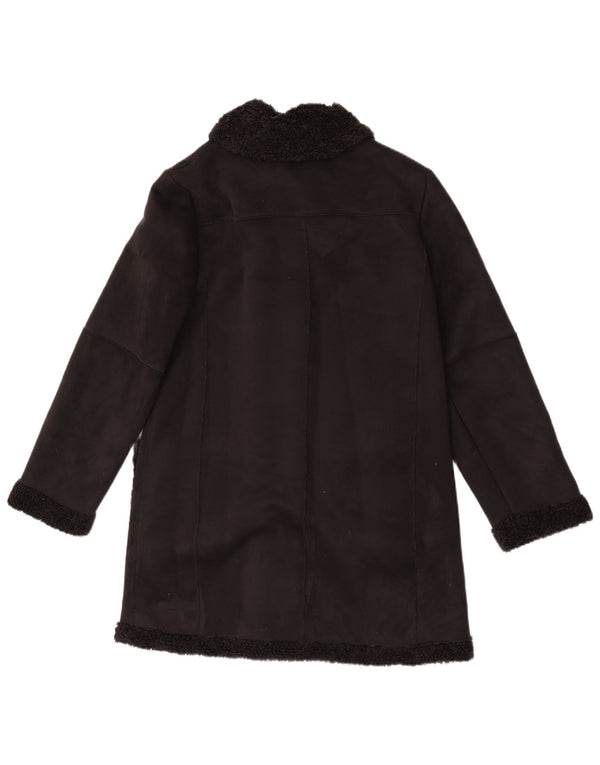 Płaszcz damski Zara Sherpa UK 10 Small Black