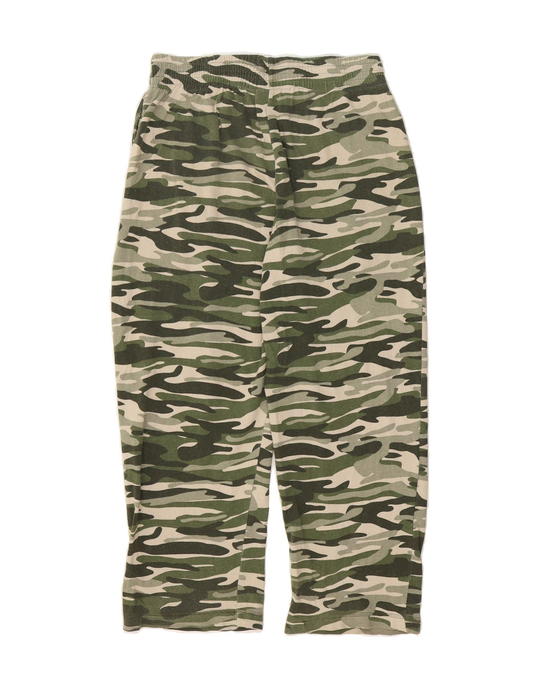 UNCLE SAM Womens Tracksuit Trousers Medium Green Camouflage Cotton Vintage Uncle Sam and Second-Hand Uncle Sam from Messina Hembry 