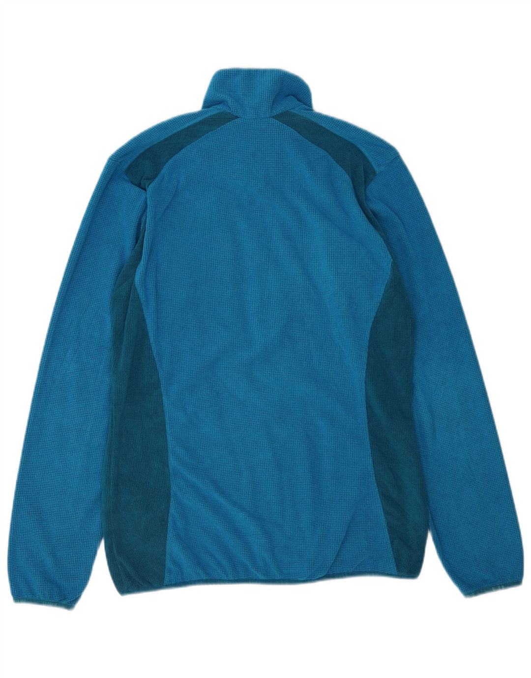 SALEWA Męski sweter polarowy zapinany na zamek EU 52 XL Niebieski poliester z blokami kolorów