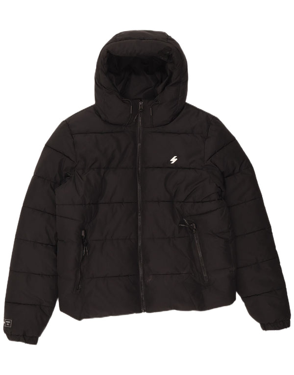 Męska ocieplana kurtka Superdry UK 44 2XL Czarny poliester