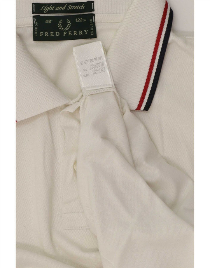 Męska koszulka polo Fred Perry, duża, bawełniana w białe paski
