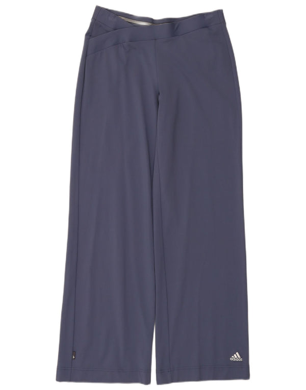 Spodnie dresowe Adidas Damskie Clima 365 Wide Leg UK 12 Średni Granatowy