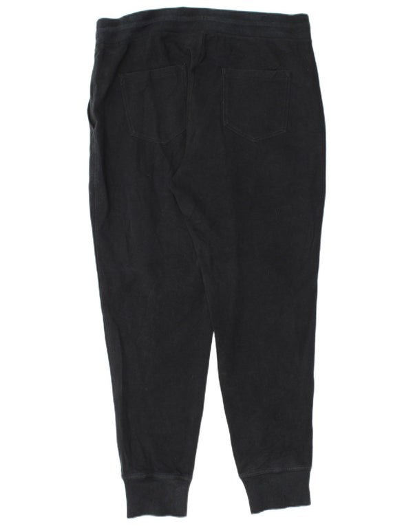 Damskie spodnie dresowe L.L.BEAN Joggers UK 14 Średnia czarna bawełna