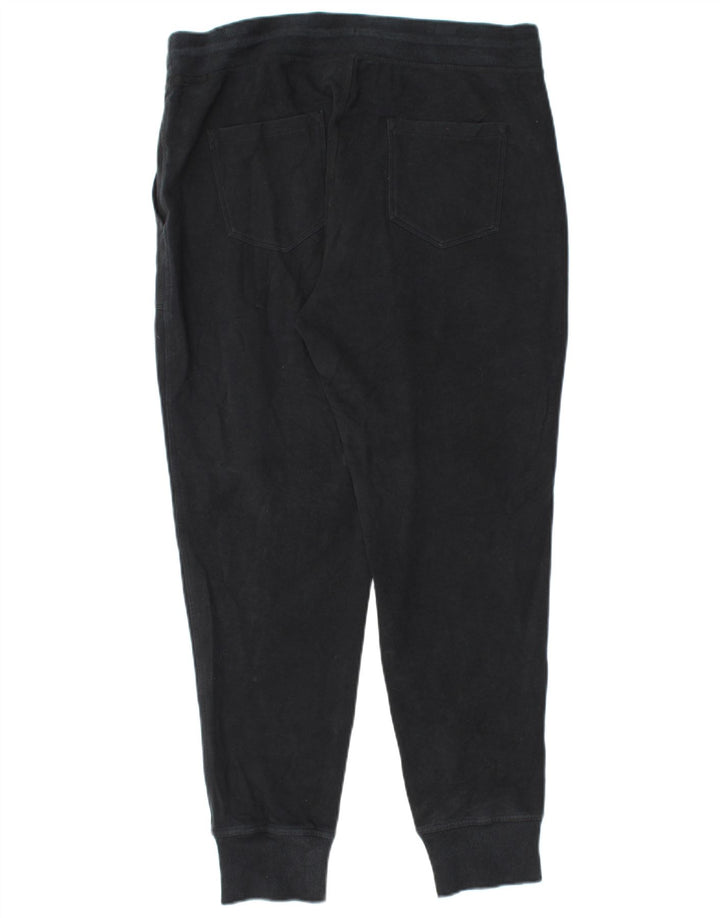 Damskie spodnie dresowe L.L.BEAN Joggers UK 14 Średnia czarna bawełna