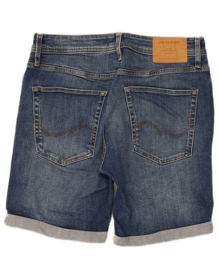 Męskie spodenki jeansowe JACK & JONES, małe, W29, niebieskie, bawełniane