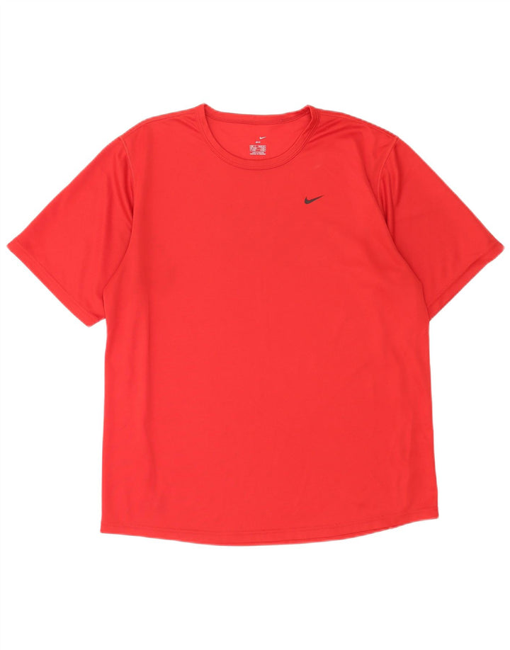 Męski T-shirt Nike Dri Fit, duży, czerwony