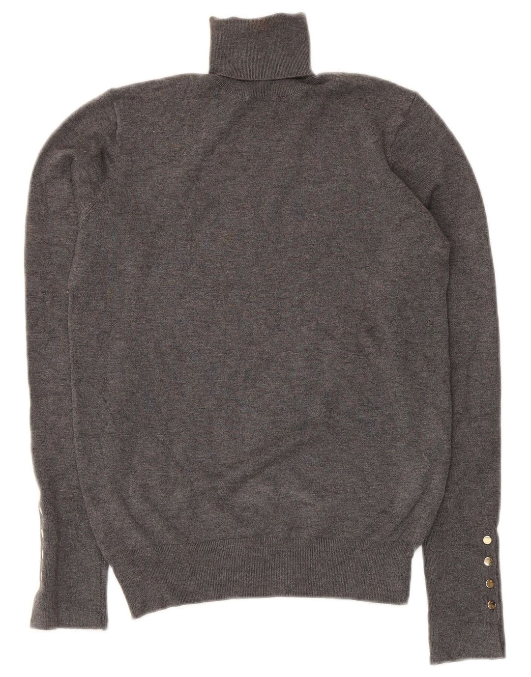 Sweter damski Zara z wywijanym dekoltem UK 8, mały, szary