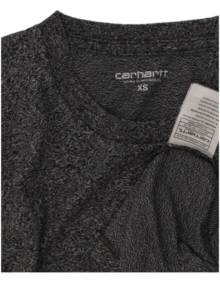 T-shirt męski CARHARTT Top XS, szara bawełna w plamki
