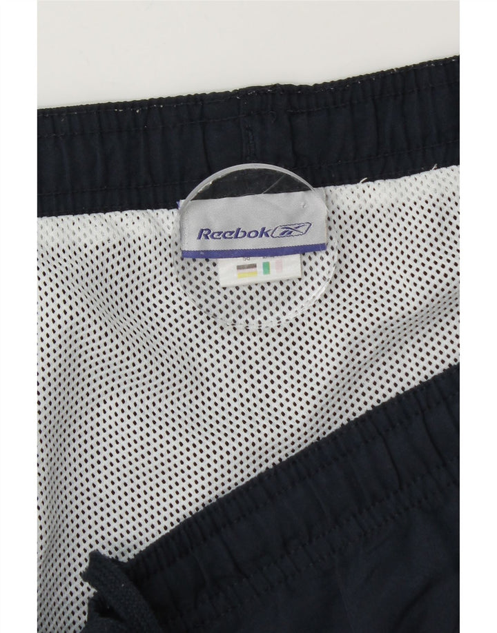Męskie spodenki kąpielowe Reebok XL, granatowe, poliestrowe