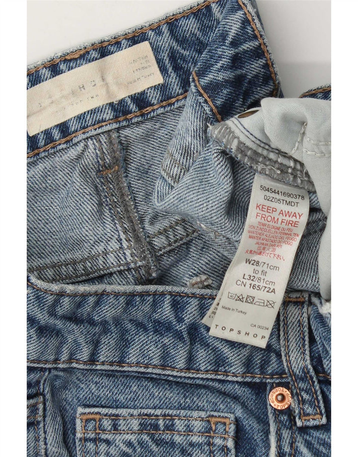 Damskie jeansy Bootcut Topshop W28 L32 Niebieskie, bawełniane