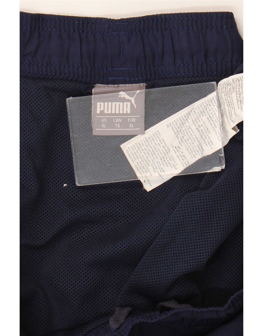 Męskie spodenki sportowe Puma Graphic XL granatowe, poliestrowe