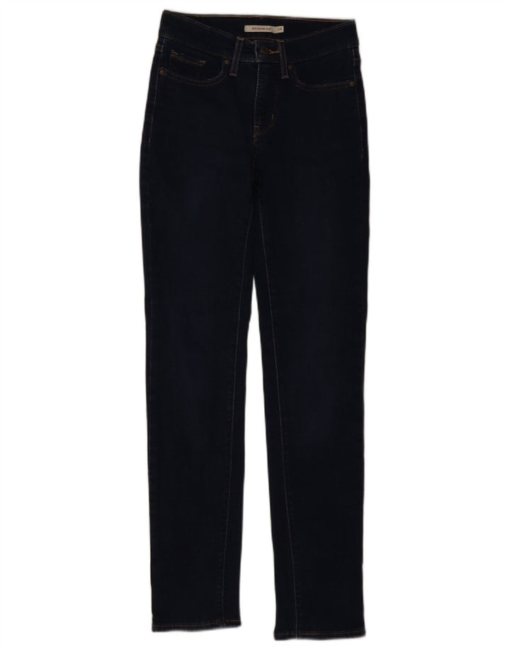 Damskie jeansy Levi's 312 Shaping W24 L31 Granatowe