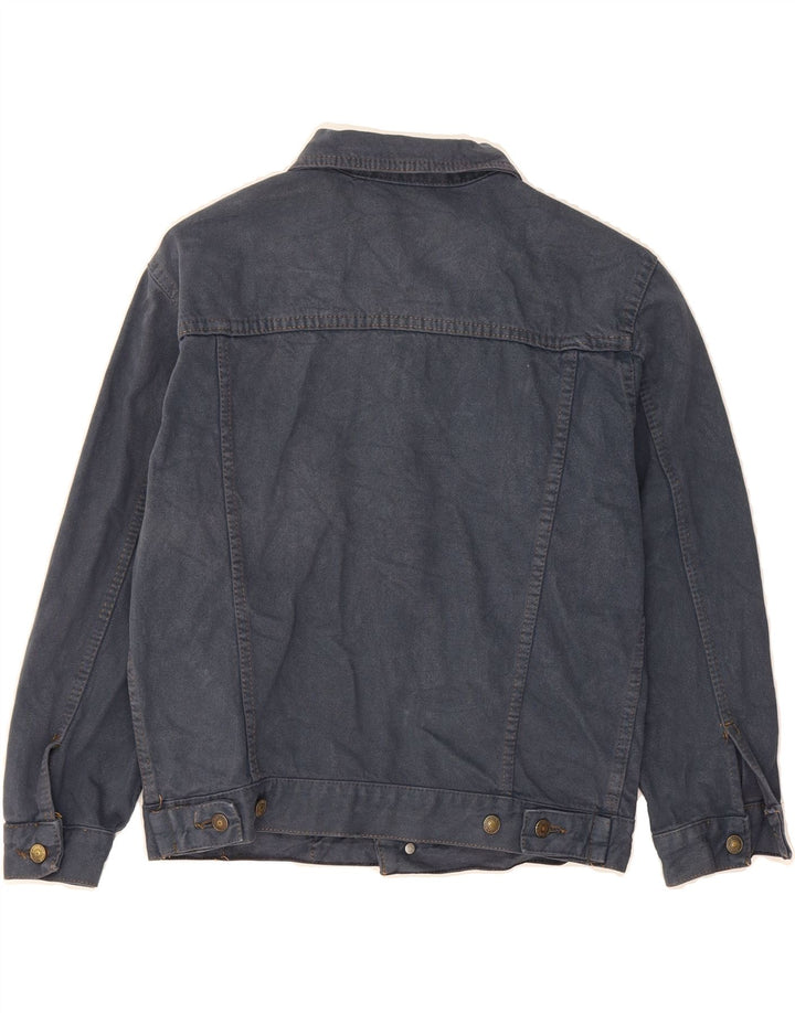 WAMPUM Boys Denim Jacket 11-12 Years Medium  Navy Blue Cotton Vintage Wampum and Second-Hand Wampum from Messina Hembry 