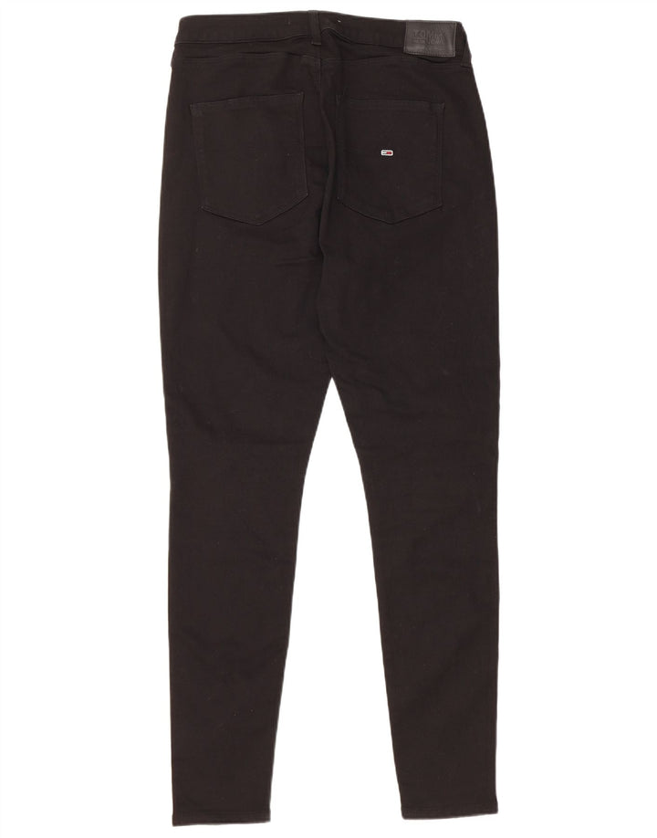 Damskie jeansy skinny TOMMY HILFIGER W30 L30 Czarna bawełna