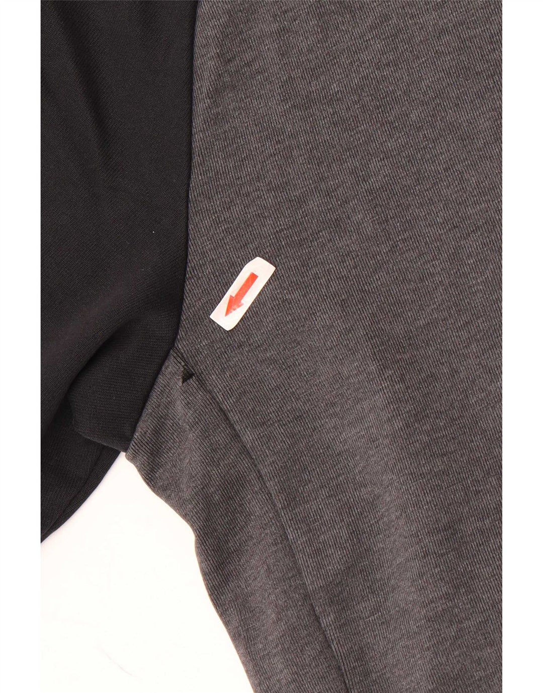 Męski sweter z grafiką Nike, mały, szary, z blokami kolorów