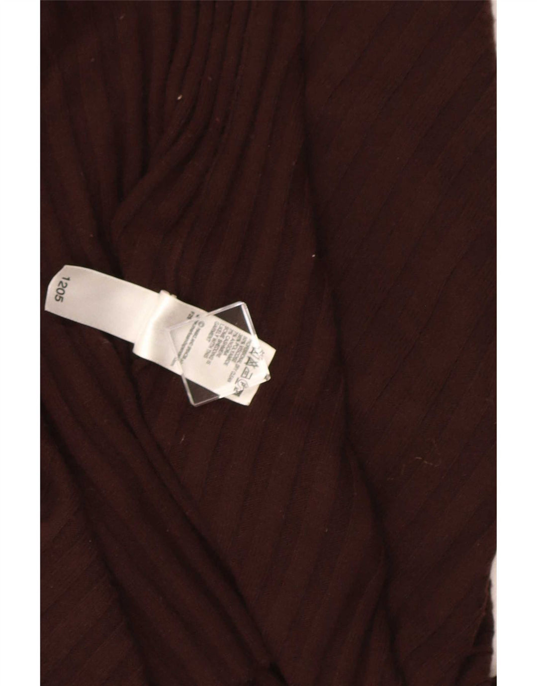 Marks & Spencer Damski asymetryczny sweter kardigan UK 8/10 Small Brown