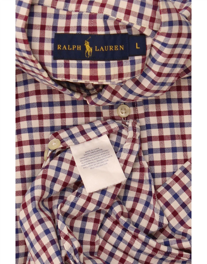 Koszula męska Polo Ralph Lauren, duża, wielobarwna, bawełniana krata