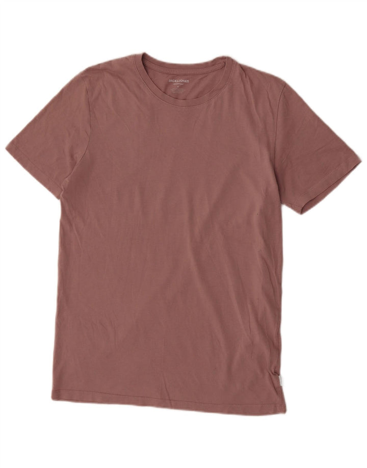 T-shirt męski Jack & Jones, średni, różowy, bawełniany