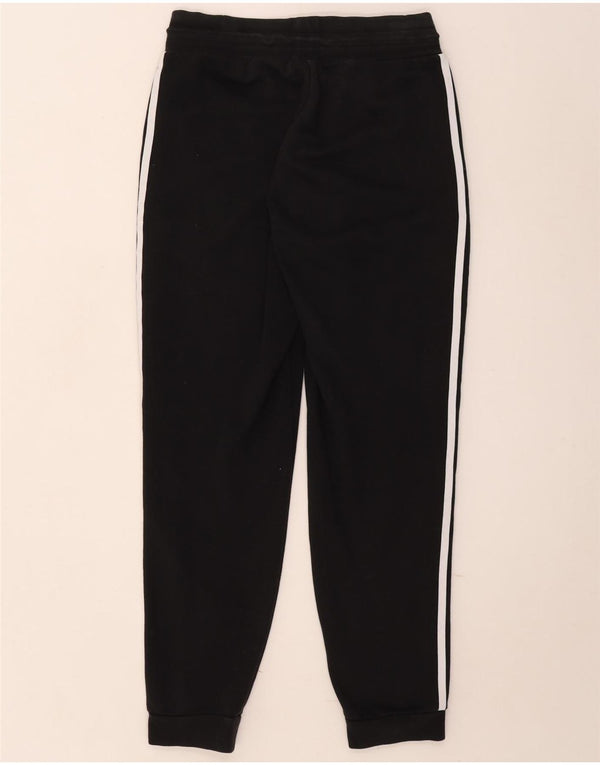 Adidas Womens Tracksuit Trousers Joggers UK 14 Medium Black Cotton