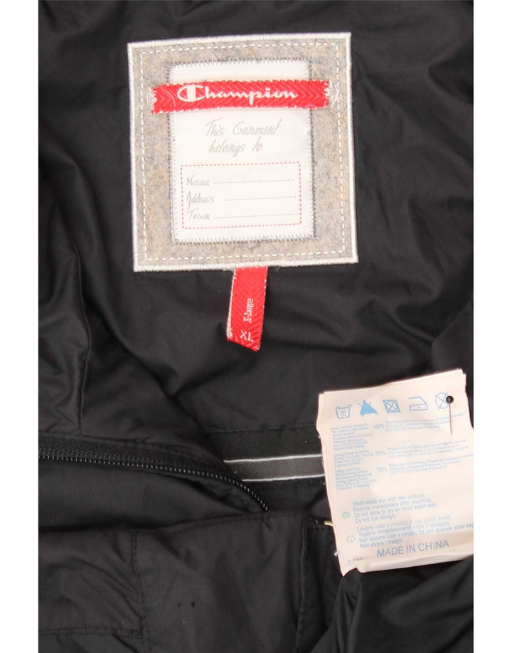 Damska ocieplana kurtka Champion UK 18 XL, czarny poliester